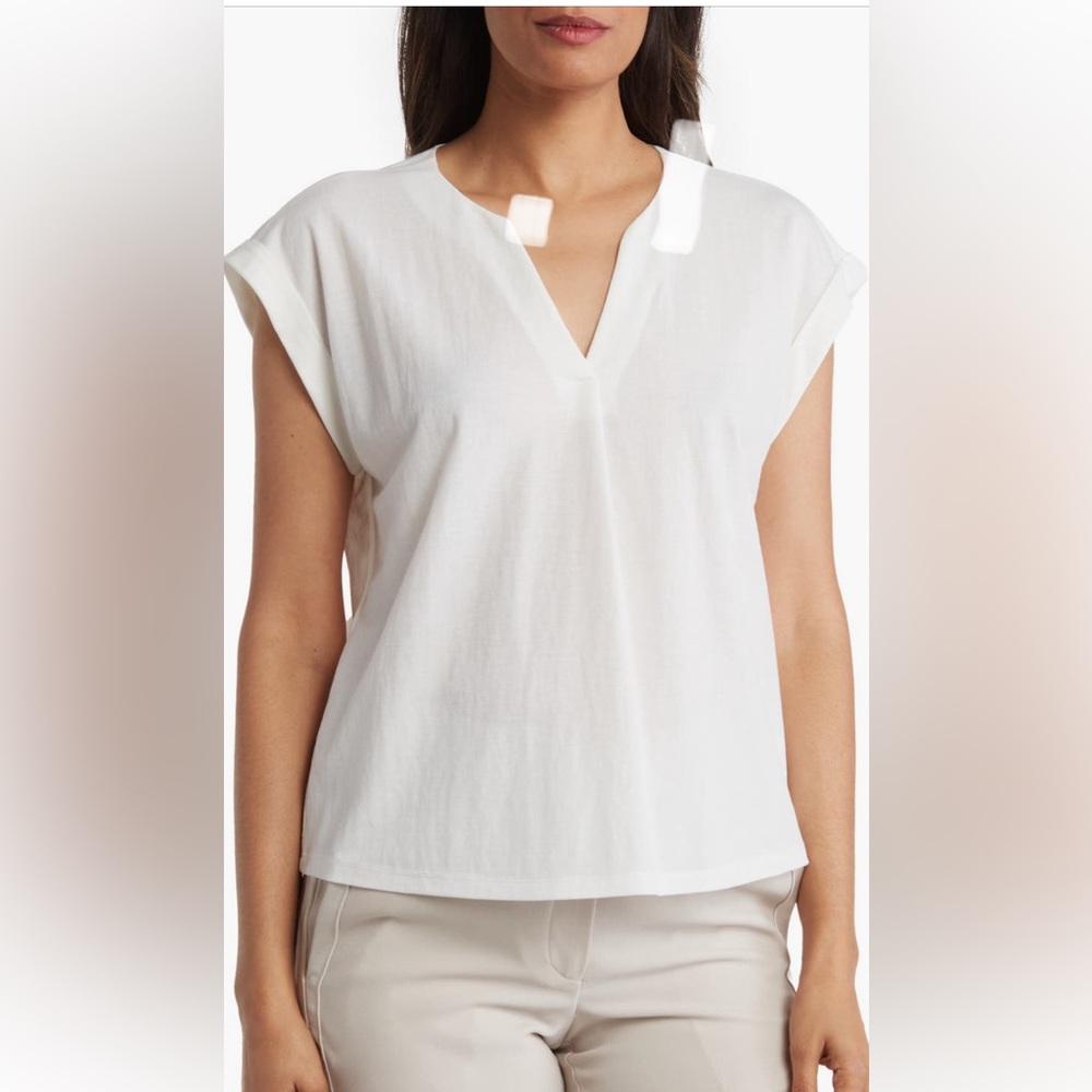 Bobeau White New Women's Blouse